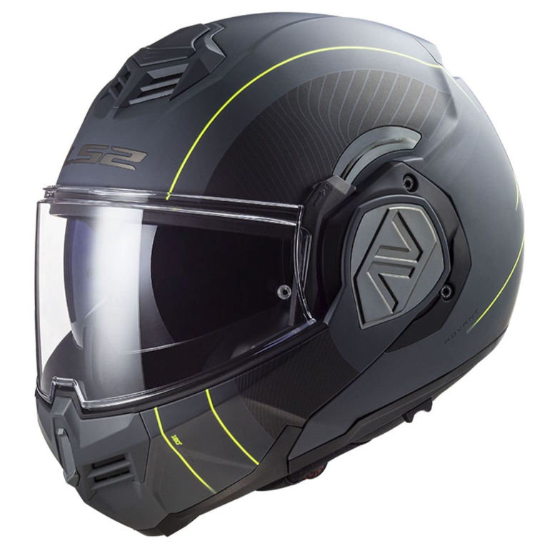 Ls2 Advant Cooper Çene Açılır Modüler Kask Mat Tıtanıum Siyah