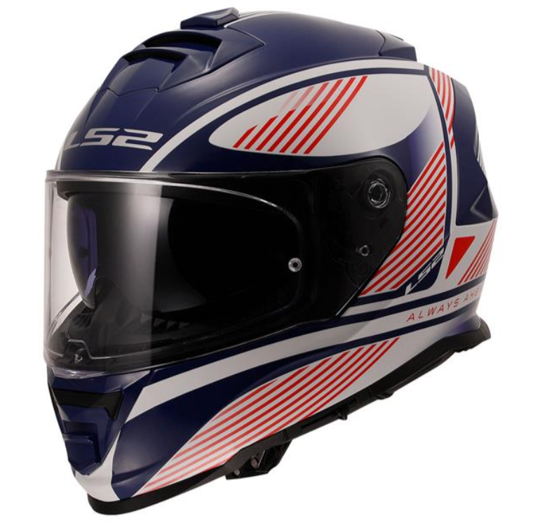 Ls2 Storm 2 Kapalı Kask Dodger Beyaz Navy Mavi