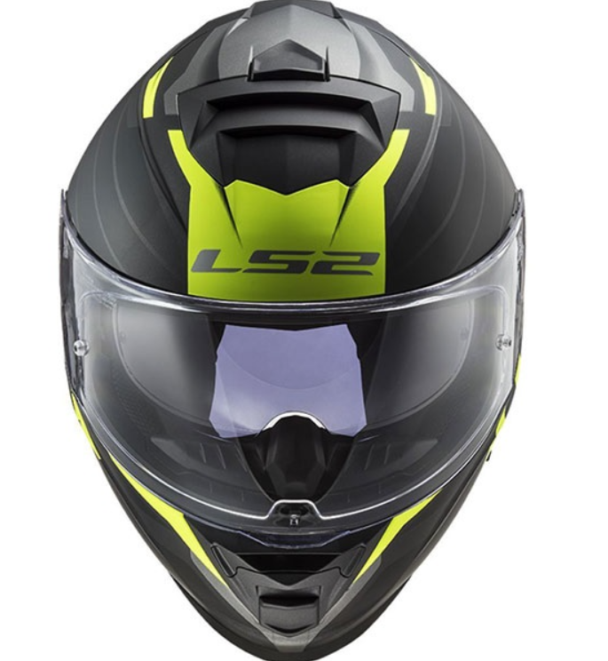 Ls2 Storm Nerve Kapalı Kask Mat Siyah-neon Sarı