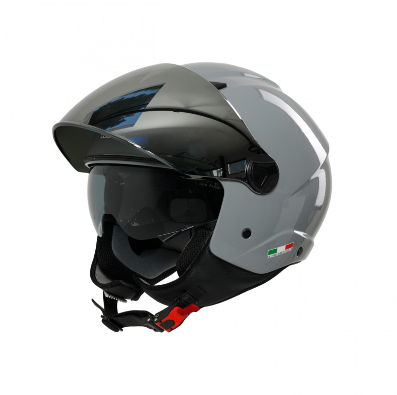 Sway Sw 765 Aynalı Vizörlü Yarım Kask Nardo Gri