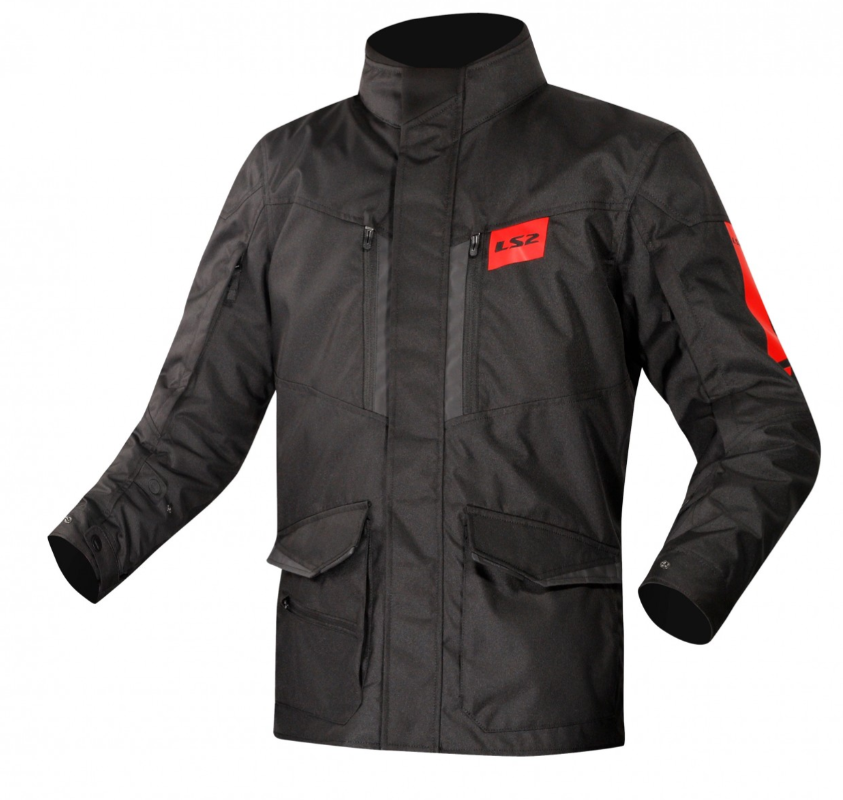 Ls2 Metropolıs Evo Mont Siyah-kırmızı