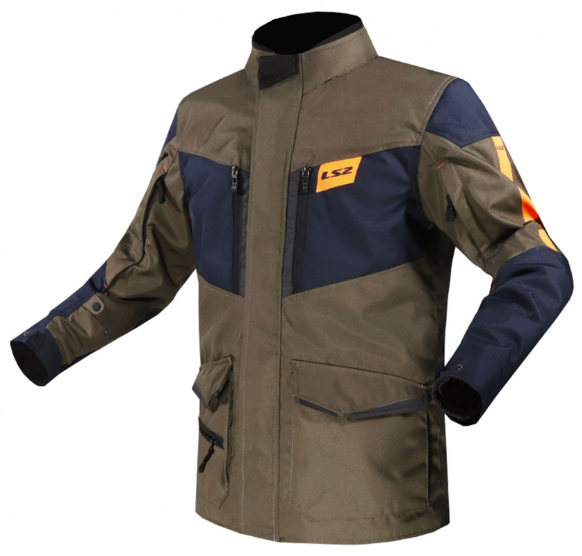 Ls2 Metropolıs Evo Mont Haki-mavi-neon Turuncu