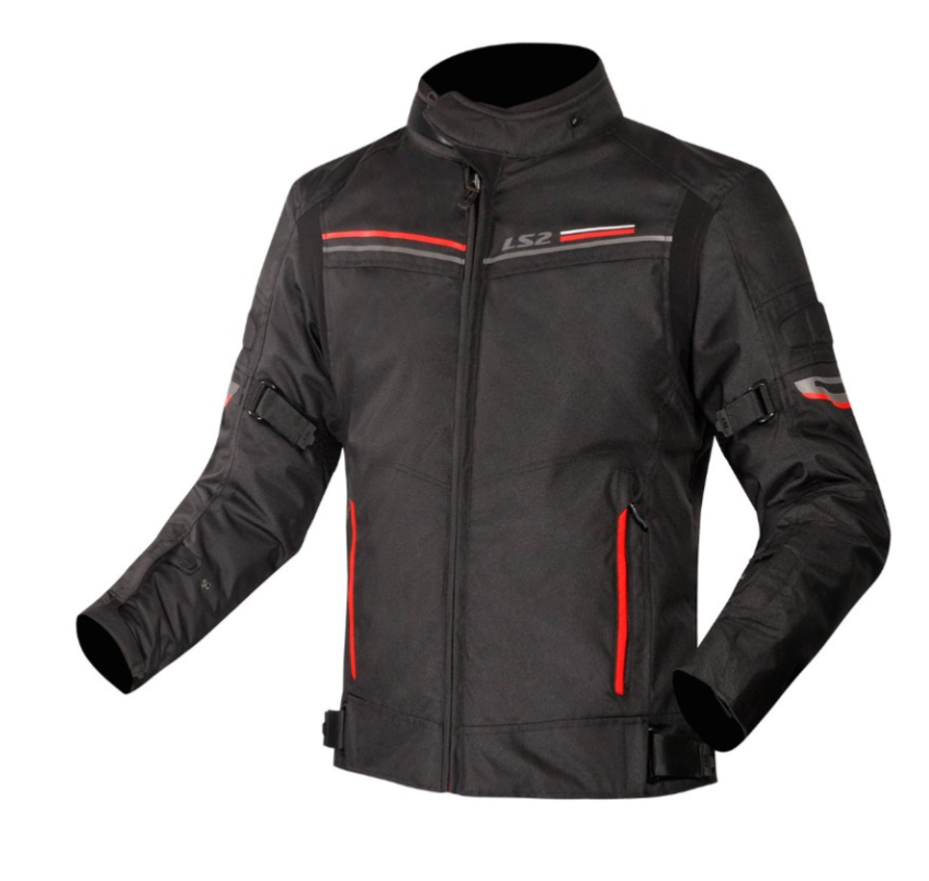 Ls2 Shadow Mevsimlik Mont Siyah-kırmızı