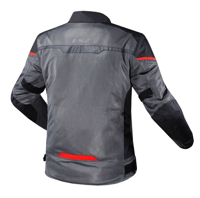 Ls2 Rıva Yazlık Mont Siyah - Gri - Kırmızı