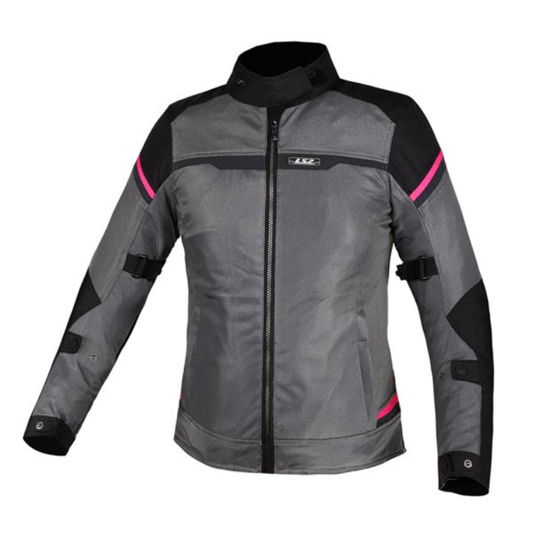 Ls2 Rıva Kadın Yazlık Mont Siyah - Gri - Pembe