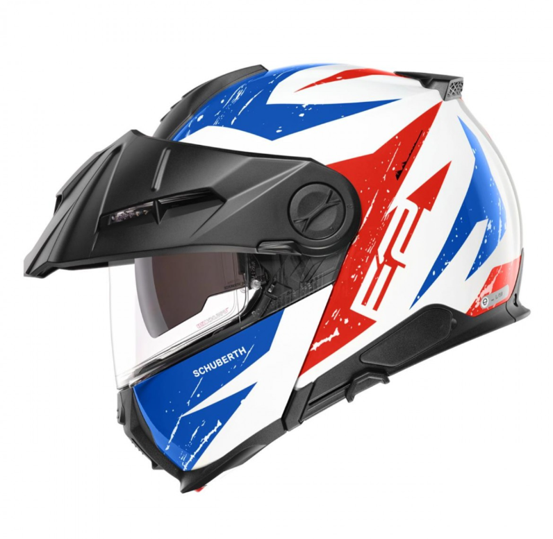 Schuberth E2 Explorer Çene Açılır Kask Mavi