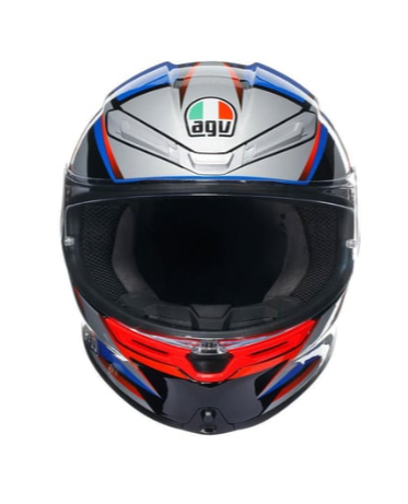 Agv K6 S Kapalı Kask Slashcut Siyah-mavi-kırmızı
