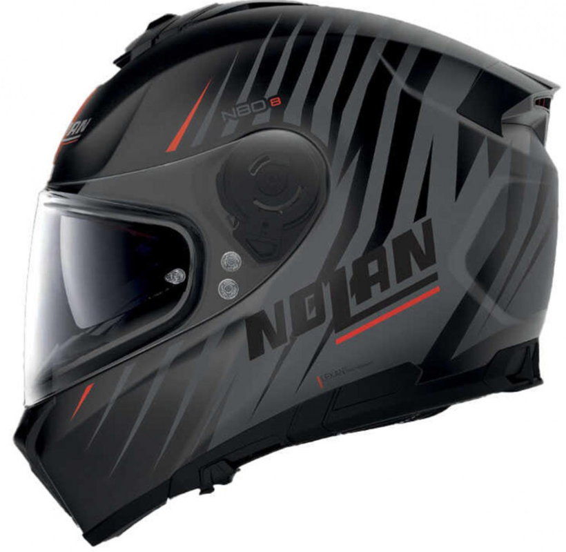 Nolan N80-8 Kosmos N.com Kapalı Kask Siyah