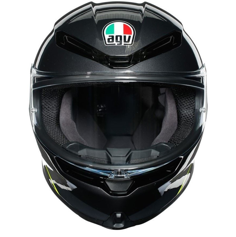 Agv K6 Multı Mını Gunmetal Kapalı Kask Siyah-sarı