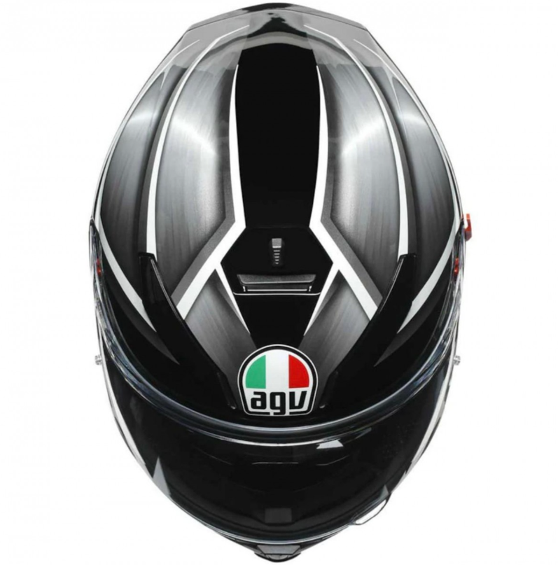 Agv K5 S Tempest Kapalı Kask Siyah-gümüş