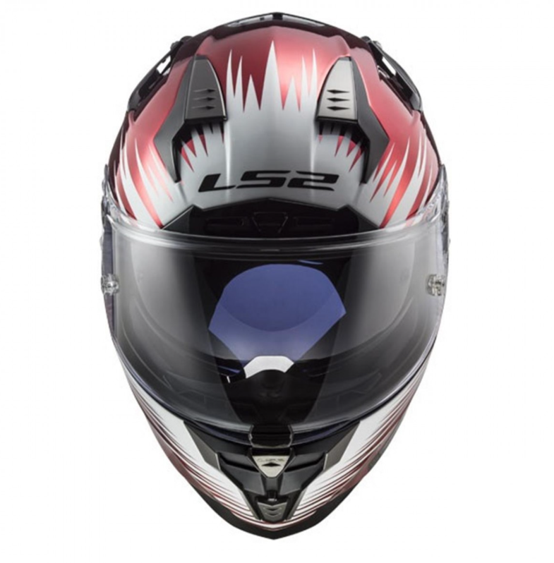 Ls2 Challenger Magıc Kapalı Kask Kırmızı-siyah-beyaz