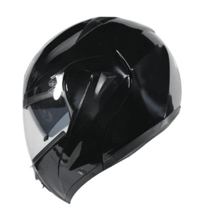 Monero Kask Çene Açılır Vizörlü Siyah Vrt Md-808